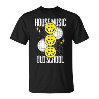 Regalo Para Dj De Música Houseonriente Rave De Los 90 De Oldkool In Mangas Camiseta unisex - Regaloses
