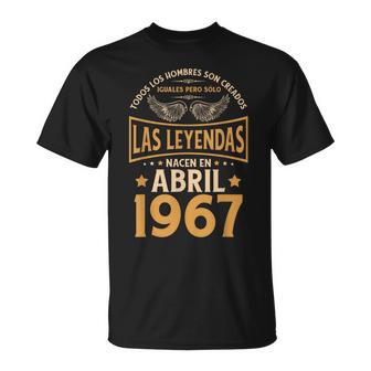 Regalos De Cumpleaños Para Hombre The Legends Abril 1967 Camiseta unisex - Regaloses