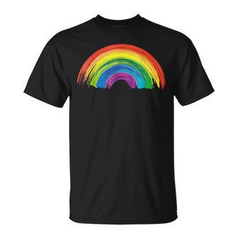 Regenbogen Mit Bunten Damen Herren Kinder Regenbogen Kostüm T-Shirt - Seseable