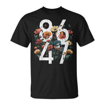 Resist 86 47 Flowers Poppy Protest Kids Men T-Shirt - Thegiftio UK