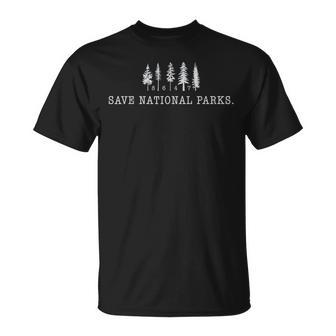 Resist Protect Our National Parks Graphic Pine Trees 86 47 T-Shirt - Monsterry