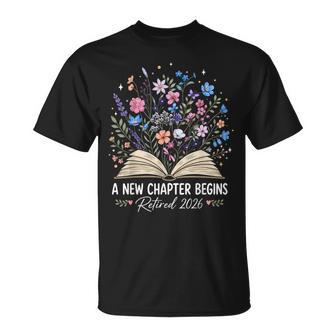 Retired 2026 A New Chapter Begins Retirement Wildflower T-Shirt - Monsterry UK