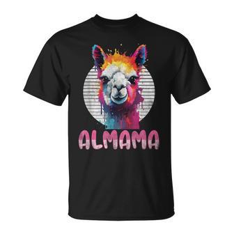 Retro Almama Día De La Madre Mejor Mamá Alpaca Día De La Madre Lama Camiseta unisex - Regaloses
