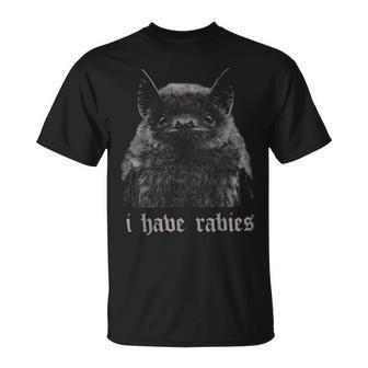 Retro Bat I Have Rabies Bat Meme Women T-Shirt - Monsterry