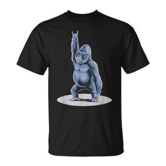 Retro Gorilla Rock Musik Herren Kinder Lustige Gorillaonnenbrille T-Shirt - Geschenkecke