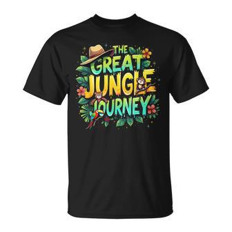 Retro The Great Jungle Journey Adventure Theme Vbs Apparel T-Shirt - Thegiftio UK