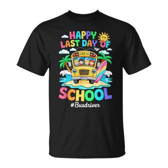 Retro Last Day Of School End Of School Bus Driver We Out T-Shirt - Monsterry