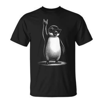 Retro Penguin Rock And Roll Kids Penguin T-Shirt - Thegiftio UK
