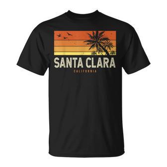 Rétroanta Clara Californie Caintage Palmsunset T-Shirt - Cadeauxyz