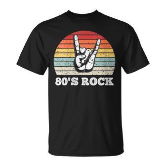Rock 80'S 80S Rockintage Retro T-Shirt - Cadeauxyz