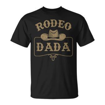 Rodeo Dada Cowboy Cowgirl Birthday Matching Family T-Shirt | Seseable UK