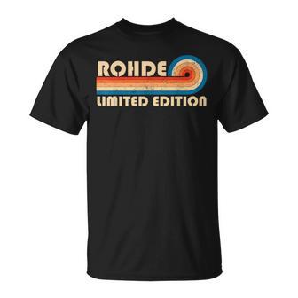 Rohde Retro 70S 80Sunsettripe Camiseta unisex - Regaloses