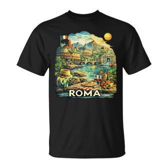 Roma Italiaouvenir Roma Italia Camiseta unisex - Regaloses