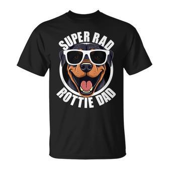Rottweiler Dad Father’S Day Rottie Dog Dad Men’S T-Shirt - Monsterry