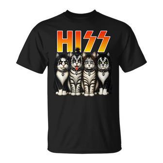 Hiss Cat Kittens Lovers Rock Rockin Birthday Women T-Shirt - Monsterry UK