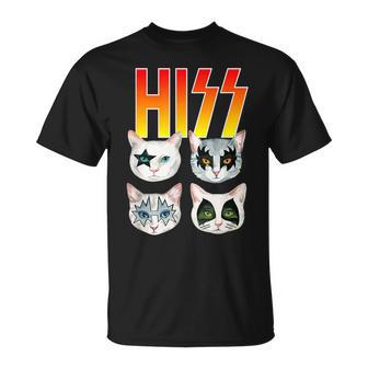 Hiss Cat シャツ 猫好き おもしろ猫シャツ Tシャツ - Kawaiitshirt