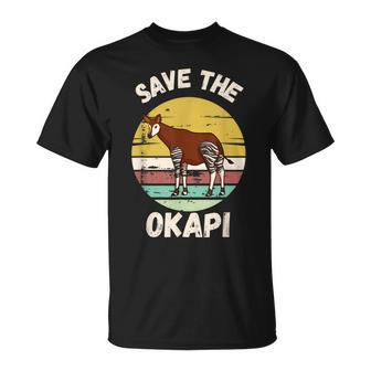 Save The Okapi コンゴキリン オカピ Tシャツ - Kawaiitshirt