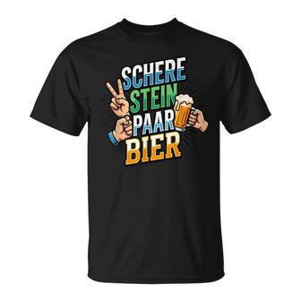 Scheretein Paar Bier Lustiges Mallorca Partyaufen T-Shirt - Seseable