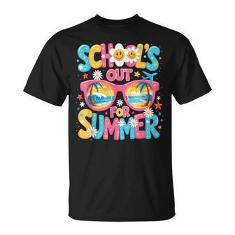 School's Out For Summer Last Day Of School Teacher Kids T-Shirt - Monsterry