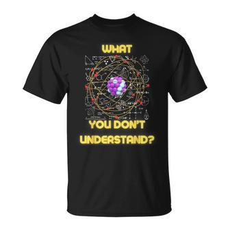 Science Geeks Físico Micro Física Quantum Camiseta unisex - Regaloses