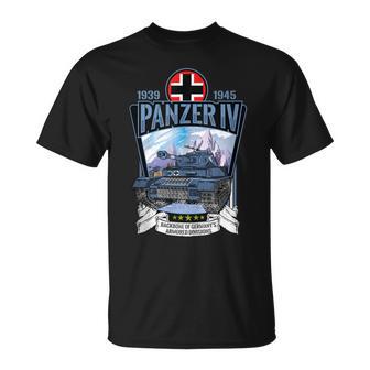 Segunda Guerra Mundial Tanque Alemán Panzer 4 In Mangas Camiseta unisex - Regaloses
