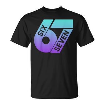 Seisiete 67 Colorido 6 7 Gen Alphalang Divertido 6-7 Meme Camiseta unisex - Regaloses