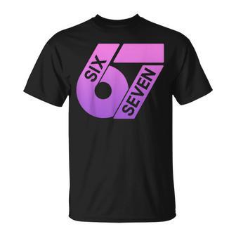 Seisiete 67 Colorido 6 7 Gen Alphalang Divertido 6-7 Meme Camiseta unisex - Regaloses