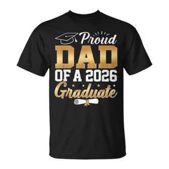 Senior Graduation 26 Proud Dad Of A Class Of 2026 Graduate T-Shirt - Thegiftio UK