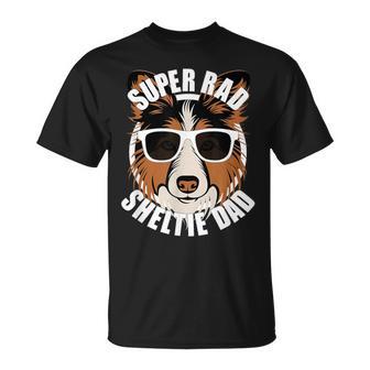 Sheltie Dad Father’S Day Shetland Sheepdog Dog Men's T-Shirt - Monsterry