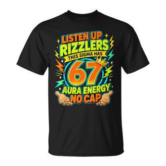 Sigma Has 67 Aura Number 67Th Aura Farming Ice Cream Drip T-Shirt - Thegiftio UK