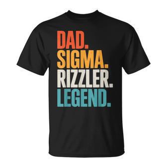 Sigma Rizzler Dad Legend Father’S Day T-Shirt - Thegiftio UK