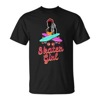 Skater Girl Conkateboard Maglietta - Novitaregali