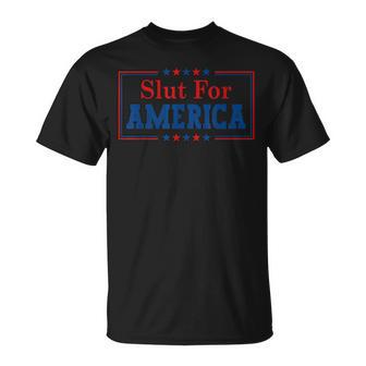 Slut For America 4Th Of July T-Shirt - Thegiftio UK