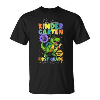 So Long Kindergarten Graduation Class 2025 Dinosaur Kids T-Shirt - Monsterry UK