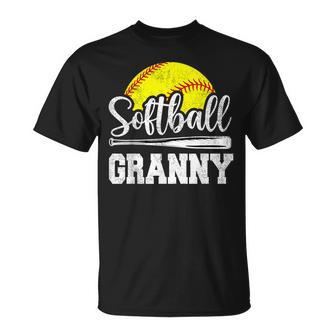 Softball Granny Softball Player Game Day Mother's Day T-Shirt - Thegiftio UK