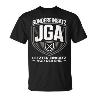 Sondereinsatz Jga – Letzter Einsatzor Der Ehe Jga Mann T-Shirt - Seseable