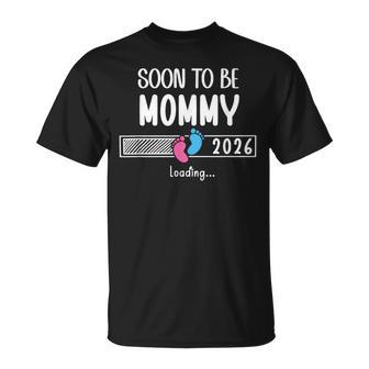 Soon To Be Mom 2026 Loading Promoted To Mommy First Time Mom Tシャツ - Kawaiitshirt