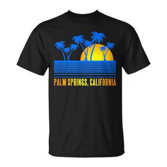 Souvenir Deacances En Californie Palmprings T-Shirt - Cadeauxyz