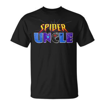 Spider Uncle Father's Day Matching Family Birthday T-Shirt - Monsterry UK