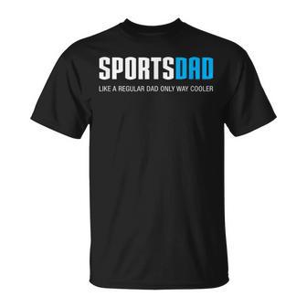Sports Dad Cute Father's Day T-Shirt - Monsterry UK