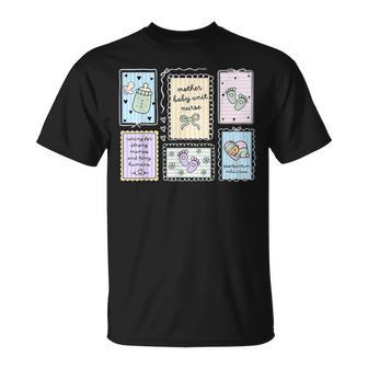 Stamp Mbu Mother Baby Unit Nurse Postpartum Labor Delivery T-Shirt - Thegiftio UK