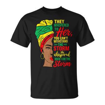 Storm Black Junenth 1865 Freedom African June 19Th T-Shirt - Thegiftio UK