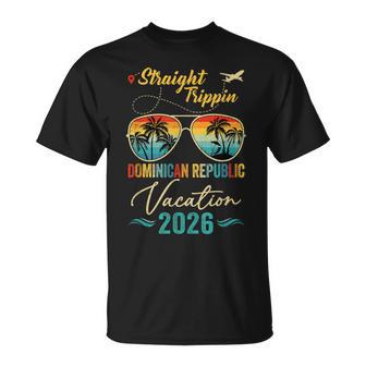 Straight Trippin Dominican Republic 2026 Family Summer T-Shirt - Thegiftio UK