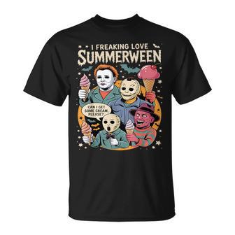 Summerween Spooky Summer Summerween Party Halloween Summer T-Shirt - Monsterry