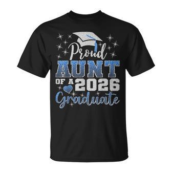 Super Proud Aunt Of 2026 Graduate Senior Graduation Family T-Shirt - Monsterry
