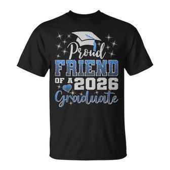 Super Proud Friend Of 2026 Graduate Senior Graduation Family T-Shirt - Thegiftio