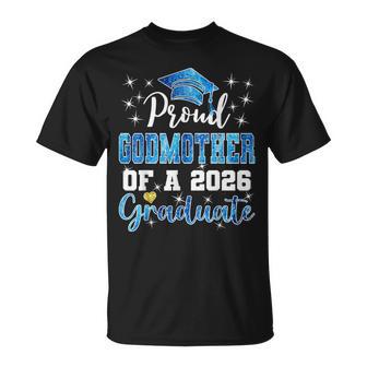 Super Proud Godmother Of 2026 Graduate Graduation Family T-Shirt - Monsterry UK