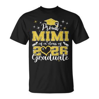 Super Proud Mimi Of 2026 Graduate Senior Graduation Family T-Shirt - Thegiftio UK