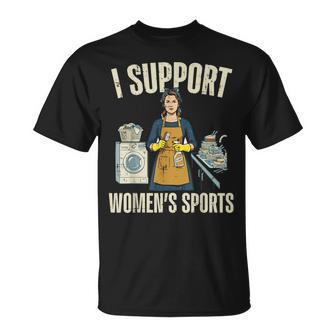 I Support Sports Saying Sarcastic Humor Men T-Shirt | Mazezy