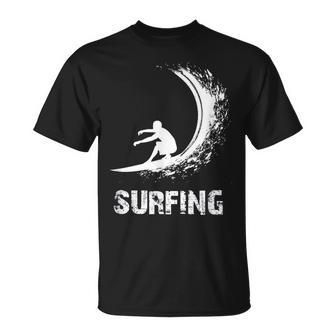Surfing Waveurf Tシャツ - Kawaiitshirt